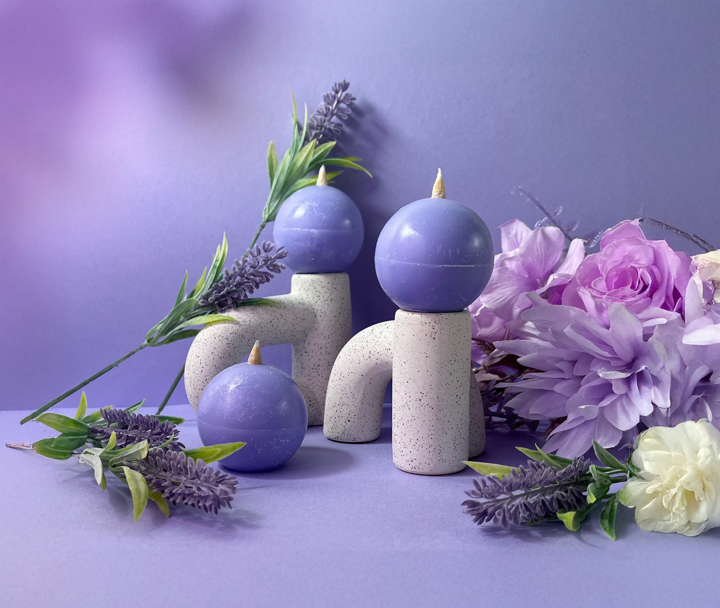 ZEN 禅ろうそく【月下のラベンダー】